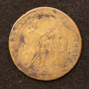 フランス 黄銅製トークン（1700年台）[3758]コイン