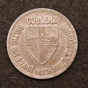 【金属製ノートゲルド】ドイツ 1910-20年台 緊急コイン【4】[E3454]　　