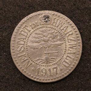 【金属製ノートゲルド】ドイツ 1910-20年台 緊急コイン【15】[E3465]　　