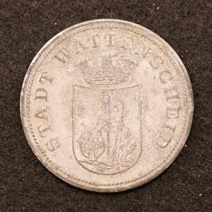 【金属製ノートゲルド】ドイツ 1910-20年台 緊急コイン【53】[E3503]　　
