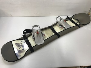 ●/P/スノーボード/ビンディング付き/emery/スポーツ/長さ約147cm/ボード/板/カバー付き/P2.13-9森