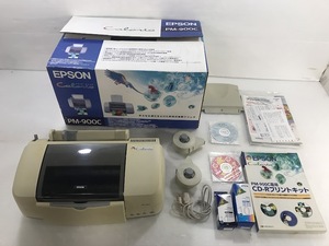 湘/●/EPSON/エプソン/カラリオ/インクジェットプリンター/PM-900C/インクカートリッジセット/IC6CL10/IC1BK10/通電確認済み/湘1.26-31後