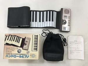 湘/ハンドロールピアノ/61KⅡ/61鍵盤/128音色/軽量/電子ピアノ/動作確認済み/湘1.26-76後