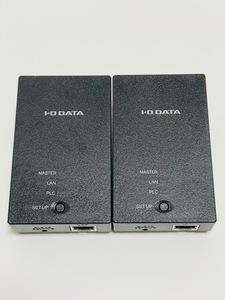 ■■ 【ジャンク/電源確認】 I-O DATA PLCアダプター PLC-HD240E 親子機セット ■■