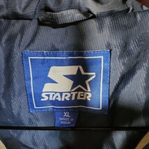 STARTER　スターター　ナイロンジャケット　XL　90年代　90'S　CAROLINA TAR HEELS　ネイビー　紺色_画像4