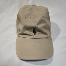 ポロラルフローレン　POLO　RALPH　LAUREN　帽子　キャップ　ベージュ_画像2