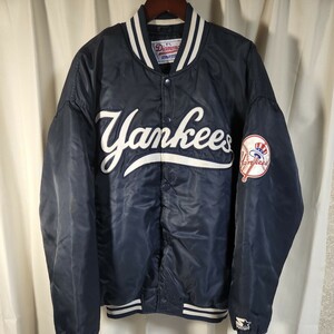Yankees　ニューヨークヤンキース　STARTER　スターター　ネイビー　ジャケット　