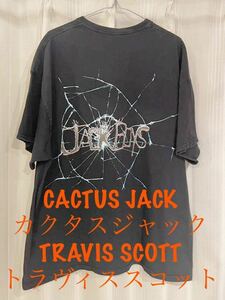 CACTUS JACK カクタスジャック tシャツ ブラック XL トラヴィススコットTRAVIS SCOTT ジャックボーイズ jack boys