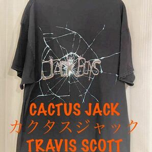 CACTUS JACK カクタスジャック tシャツ ブラック XL トラヴィススコットTRAVIS SCOTT ジャックボーイズ jack boysの画像1