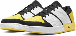 27.5cm ナイキ ジョーダン ニュー レトロ 1 ロー 黒/黄/白 DV5141-017 NIKE JORDAN NU RETRO 1 LOW 復刻