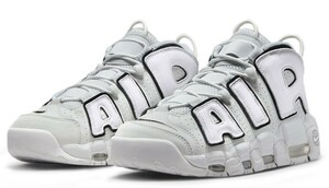 27.5㎝ ナイキ エア モアアップテンポ 96 薄灰/白 FB3021-001 NIKE AIR MORE UPTEMPO 96 