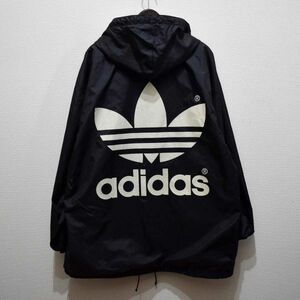 アディダスadidas ナイロンパーカー コーチジャケット 80s 90s デサント製