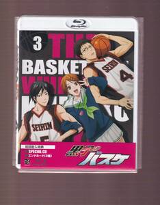 DA★中古★アニメBD★黒子のバスケ 3（ブルーレイ）/小野賢章/小野大輔/斎藤千和/保志総一朗/野島裕史/鈴木達央★BCXA-0560