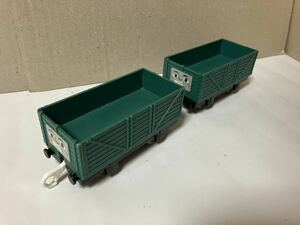 【プラレール】いじわる貨車 緑 きかんしゃトーマス 2両