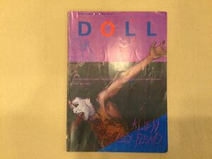 パンク音楽雑誌DOLL 23号 1984年 タム（STALIN/G-ZETT) あぶらだこランディー内田ウィラードp-model crass conflictクラウスノミ