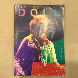 パンク音楽雑誌DOLL 22号 1984年 the alarm joy division disorder chaotic discord 白KURO GAI 九州パンクシーン