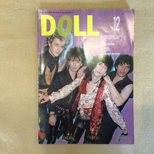 パンク音楽雑誌DOLL magazine 30号 1985年12月号 laughing’ nose toy dolls lords of the new church comes チトセ ヴェルセルバルク