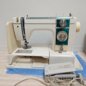 JANOME EXCEL MODEL 813 ジャノメ エクセル ミシン フットペダル ケース付き 手工芸 ②