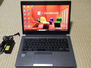 美品 すぐ使える 第8世代 dynabook RZ63/MS 極速 i5 8250U 3.4GHz（TB）カメラ FHD Windows11 M2 SSD 256GB /8GB メモリー Wi-Fi Office 