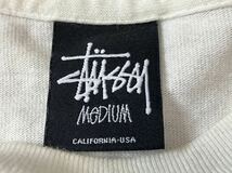 Stussy ステューシー ロンT 両面プリント　ロングスリーブ　Mサイズ　長袖tシャツ_画像5