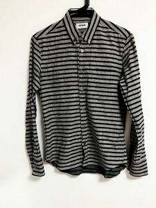 ファクトタム FACTOTUM homme オム 01060526 ボタンダウン 長袖 コットン シャツ 44(S) 