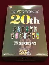 BE@RBRICK SERIES 43 / ベアブリック シリーズ43 メディコムトイ Medicom Toy 1BOX (24個入り) / 新品未開封品_画像1