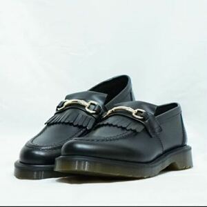 【日本正規品】ドクターマーチン ローファー ADRIAN SNAFFLE LOAFER 25024001 BLACK Dr.Martens エイドリアン スナッフル 金具付きローファ