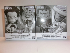 未開封 週刊少年ジャンプ 応募者ワールドコレクタブルフィギュア ONE PIECE ルフィ & ルッチ ゾロ & カク 応募者全員サービス