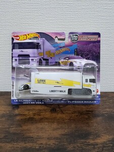 小箱発送 ホットウィール LB-SILHOUETTE GT NISSAN 35GT-RR VER.2 / FLIPSIDER HAULER LBWK リバティウォーク チームトランスポート 未開封