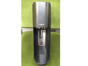 〓未使用 SODASTREAM ソーダストリーム TERRA(テラ) スターターキット(ブラック) SSM4015 炭酸水 ボトル ガスシリンダーセット