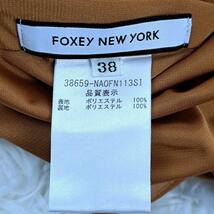 【美品】FOXEY NEW YORK フォクシーニューヨーク　ワンピース　ノースリーブ　ドレス　フレア　38　38659_画像8