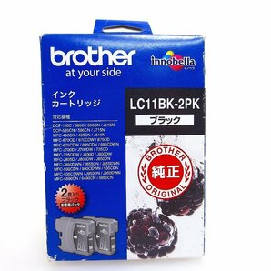 PK15270R★brother★純正インクカートリッジ★LC11BK-2PK★未開封 期限切れの画像2