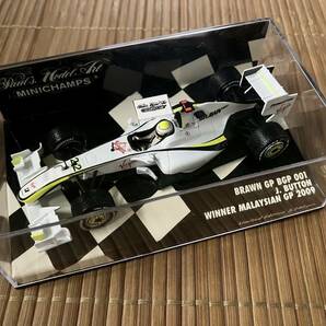 1/43 Minichamps ブラウンGP BGP001 #22 J.バトン マレーシアGP 2009 WINNER MALAYSIAN GP 2009の画像1