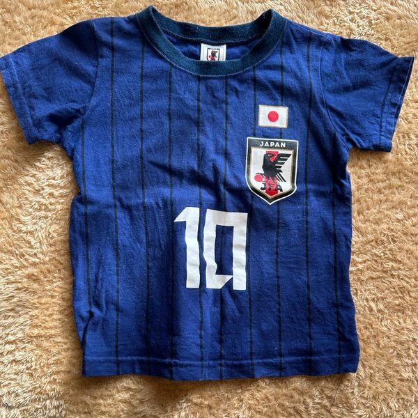  サッカー/フットサル トップス [サッカー日本代表ホームレプリカTシャツ] 95cm