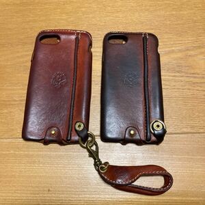 iPhone ケース　HUKURO 栃木レザー　中古