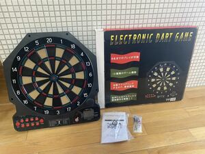 ELECTRONIC DART GAME ダーツ ボード 説明書 動作確認済み 箱付き 音声付き 自動でスコアリング 音声アナウンス