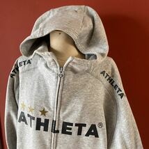 大きいサイズ O ATHLETA（アスレタ） フルジップスウェットパーカー ☆Lより大きいOサイズ_画像1