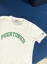 セール 即決1円 TMT アーチ プリント PUERTORICO Tシャツ サイズM カレッジ デザイン_画像1