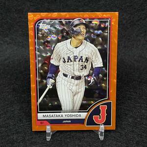 2023 Topps WBC World Baseball Classic 吉田正尚 オレンジアイス 25枚限定 侍ジャパン NPB RC メジャー panini 野球カード MLB /25