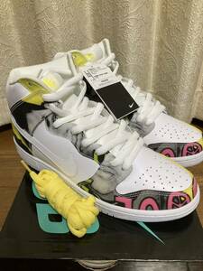 国内タグ付き 新品 NIKE DUNK HIGH PRM DLS SB QS 748751-177 DE LA SOUL ダンク デラソウル