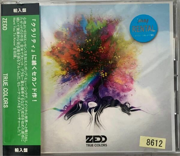 ◆輸入盤アルバムCD◆ZEDD 「true color」※帯付き◆レンタルアップCD