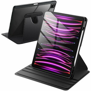 JEDirect 回転ケース iPad Pro 12.9インチ用 (2022/2021/2020/2018) Penci