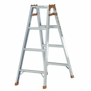 pika(PiCa)pikako-po Ray shon ladder combined use stepladder K-120D 4 step 4 shaku aluminium silver 