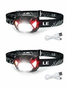 ヘッドライト 充電式 USB ledヘッドライト 高輝度 LED ヘッドランプ 2個セット 【集光散光切替/明るさ300ルーメン/実用点灯4〜3