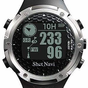 ショットナビ(Shot Navi) ゴルフナビ GPS 腕時計型 ブラック 日本プロゴルフ協会推奨 SN-W1-FWの画像2