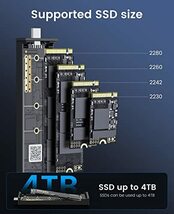 ORICO M.2 SSD 外付けケース M2 SSD ケース NVMe / SATA 両対応 工具不要 10Gbps_画像4