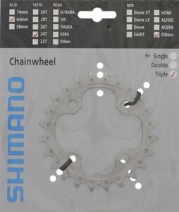  Shimano (SHIMANO) repair parts chain ring 24T AE (44×32×24T) FC-T551 Y1MX