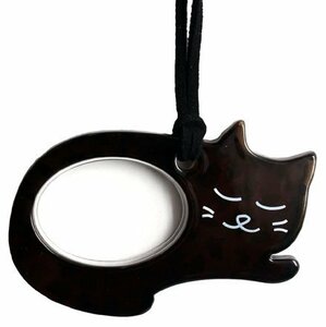 Lente（レンテ）PR-014-1・ペンダントルーペ 寝ニャン かわいい猫型ルーペ 母の日・敬老の日・お誕生日などのおしゃれなプレゼントにも！