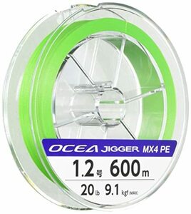 OCEA JIGGER MX4 PE 1.2号 600m