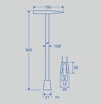 SANEI 工具 止水栓キー U型 長さ80cm 鉄製 PR301A-L_画像5